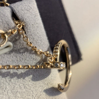 [Sophire Jewelry ]JUSTE NECKLACE PINK GOLD