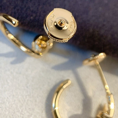 [Sophire Jewelry ]JUSTE EARRINGS PINK GOLD
