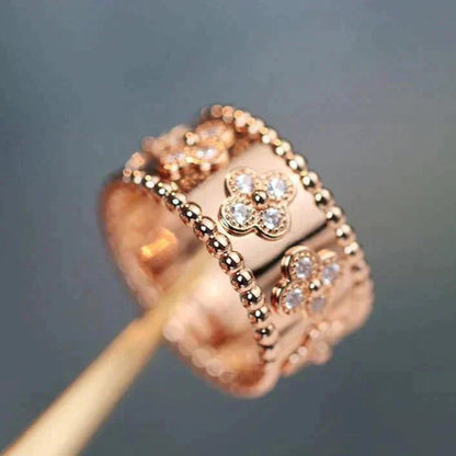 [Sophire Jewelry ]CLOVER KALEIDOSCOPE RING 10MM