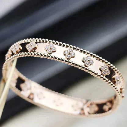 [Sophire Jewelry ]CLOVER BRACELET 8MM DIAMONDS