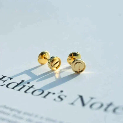 [Sophire Jewelry ]LOVE EARRINGS GOLD 10MM