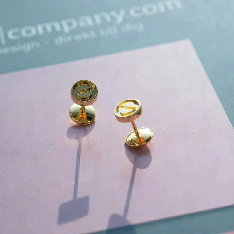 [Sophire Jewelry ]LOVE EARRINGS GOLD 10MM