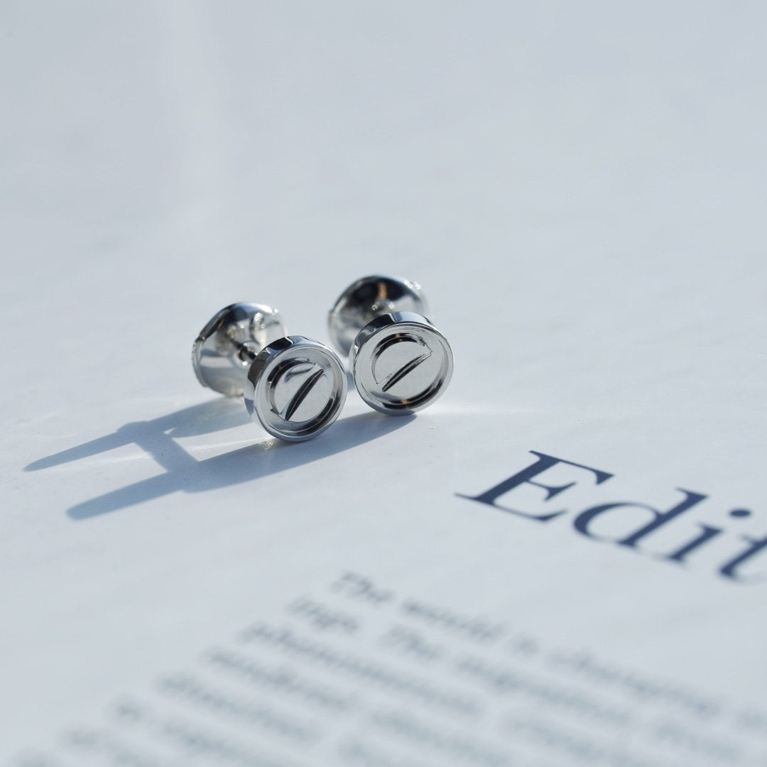 [Sophire Jewelry ]LOVE EARRINGS SILVER 10MM