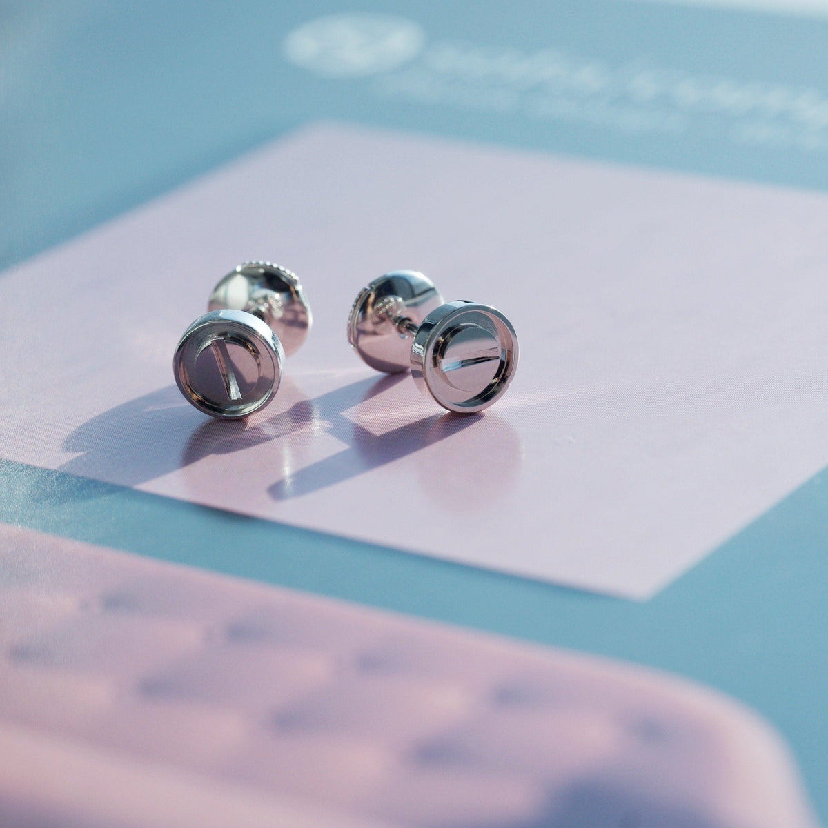 [Sophire Jewelry ]LOVE EARRINGS SILVER 10MM