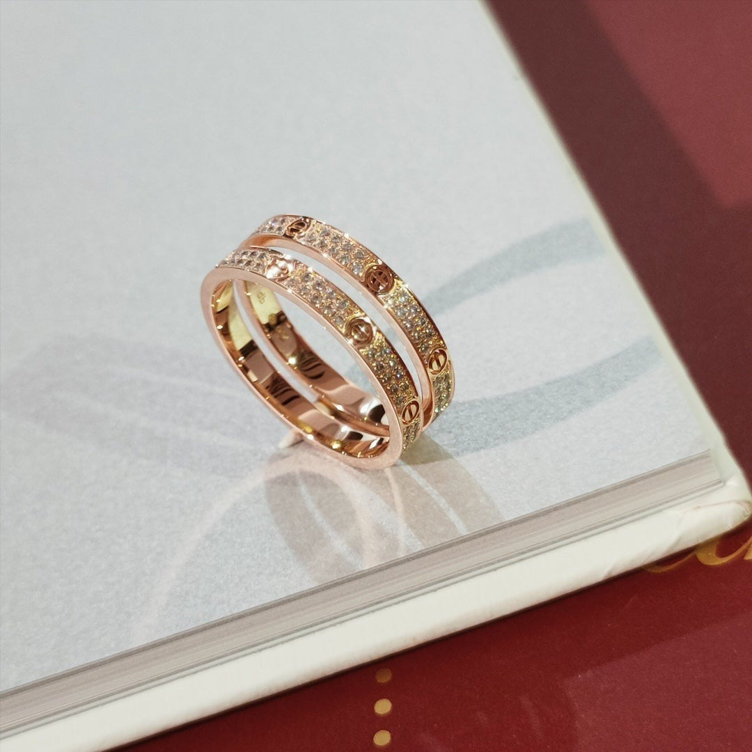 [Sophire Jewelry ]LOVE RING 2.65MM DIAMOND