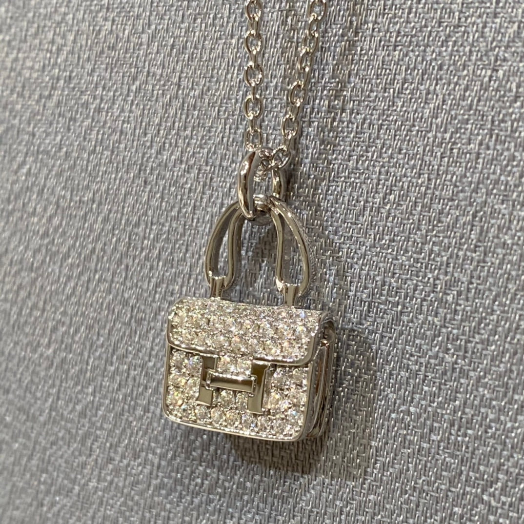 [Sophire Jewelry ]CONSTANCE PEDANT DIAMOND NECKLACE