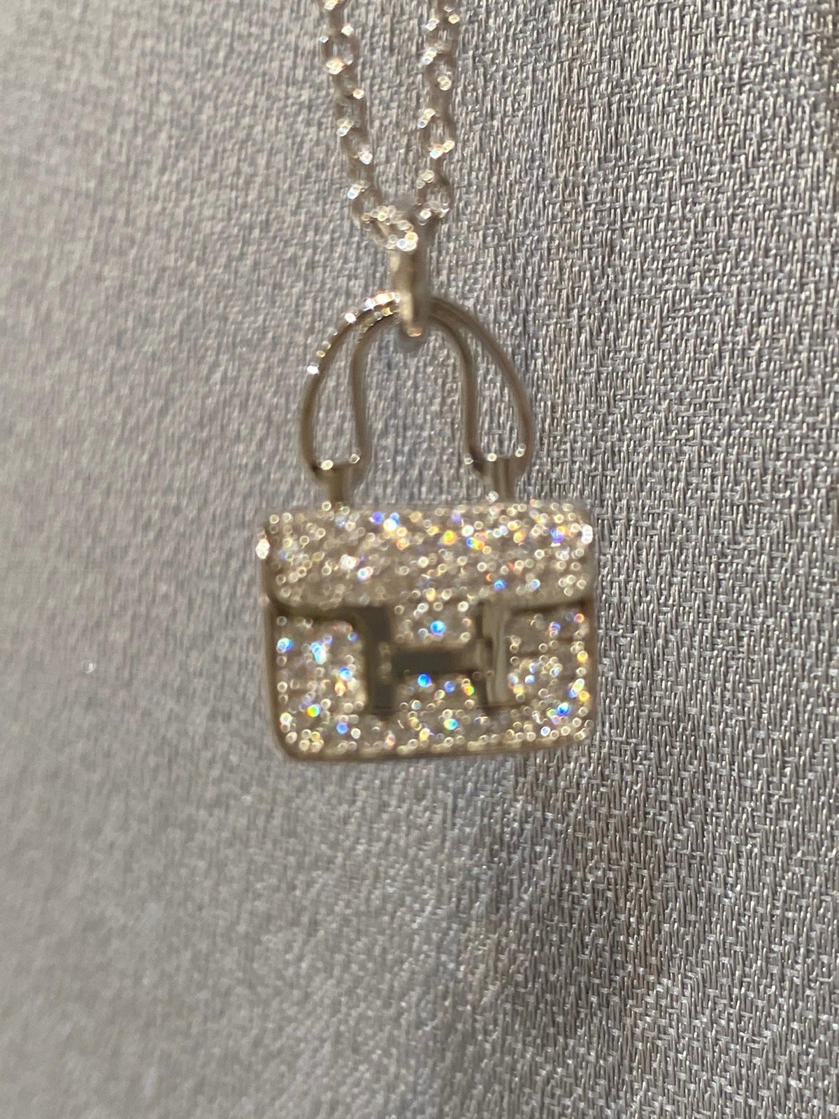 [Sophire Jewelry ]CONSTANCE PEDANT DIAMOND NECKLACE
