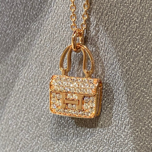 [Sophire]CONSTANCE PEDANT DIAMOND NECKLACE