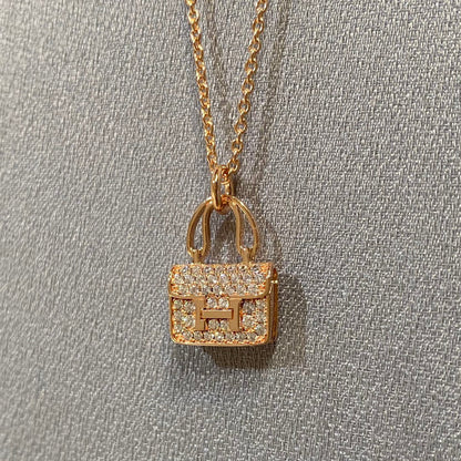 [Sophire Jewelry ]CONSTANCE PEDANT DIAMOND NECKLACE