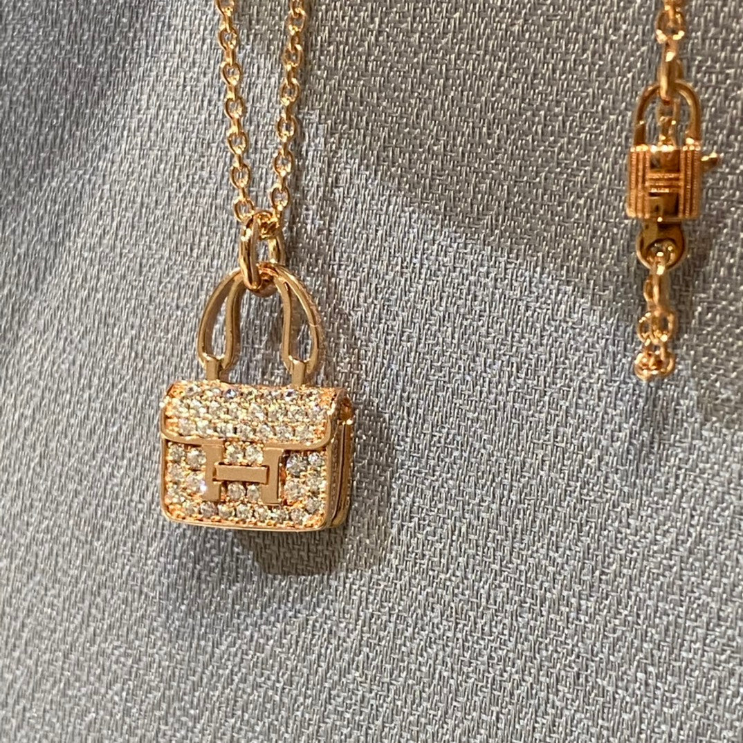 [Sophire Jewelry ]CONSTANCE PEDANT DIAMOND NECKLACE