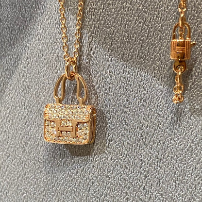 [Sophire Jewelry ]CONSTANCE PEDANT DIAMOND NECKLACE