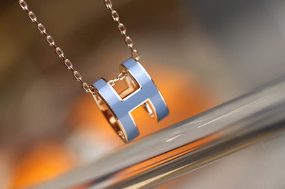 [Sophire Jewelry ]POP H PEDANT PINK GOLD