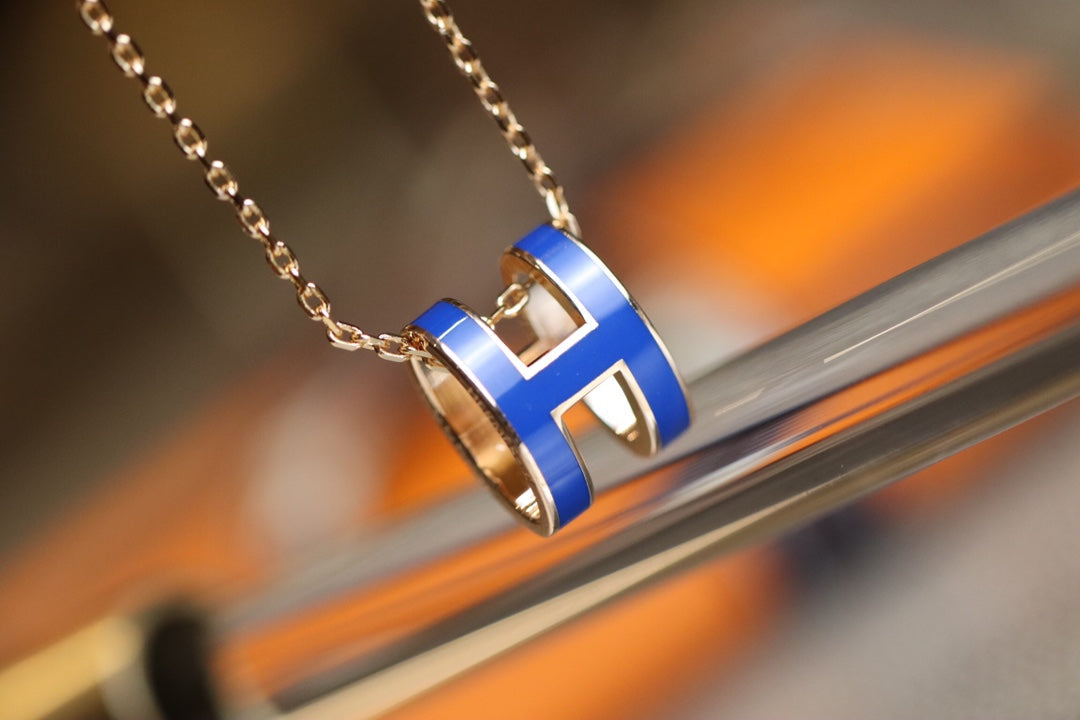 [Sophire Jewelry ]POP H PEDANT PINK GOLD