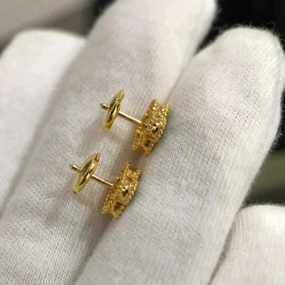 [Sophire Jewelry ]CLOVER MINI 9.5MM MALACHITE  EARRINGS
