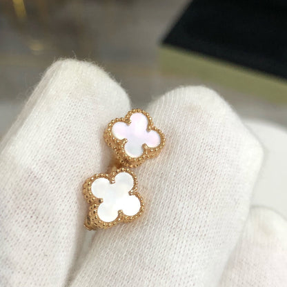 [Sophire Jewelry ]CLOVER MINI GOLD EARRINGS