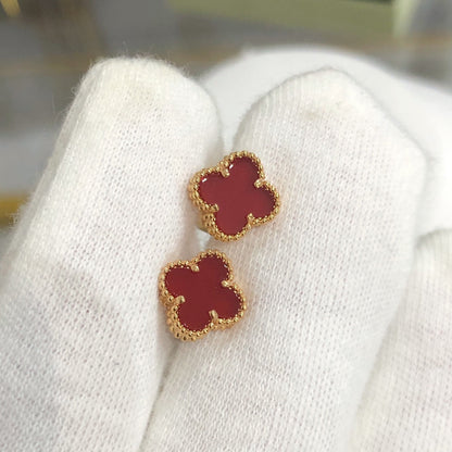 [Sophire Jewelry ]CLOVER MINI GOLD EARRINGS