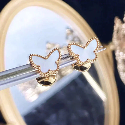 [Sophire Jewelry ]SWEET BUTTERFLY MOP EARSTUDS