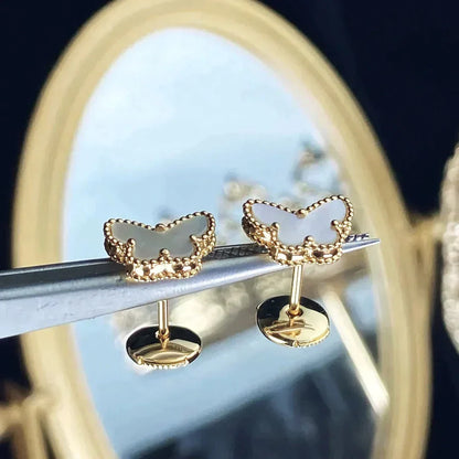 [Sophire Jewelry ]SWEET BUTTERFLY MOP EARSTUDS