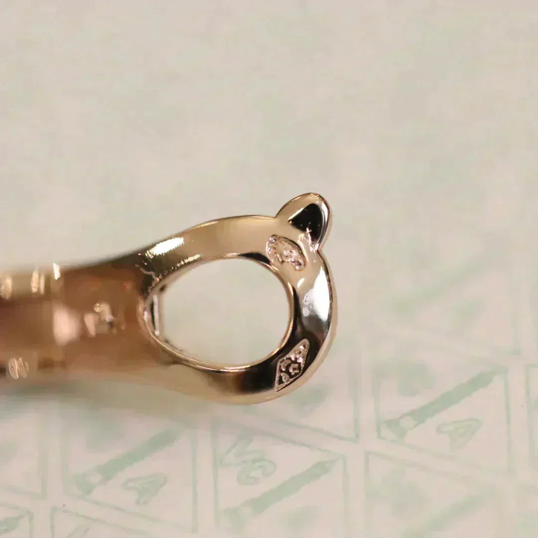 [Sophire Jewelry ]CLOVER MEDIUM 1 MOTIFS FUll DIAMOND EARRINGS