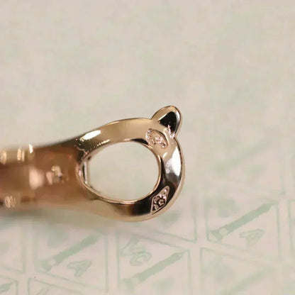 [Sophire Jewelry ]CLOVER MEDIUM 1 MOTIFS FUll DIAMOND EARRINGS