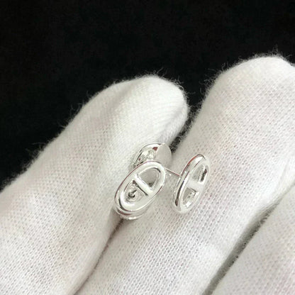 [Sophire Jewelry ]CHAINE SMALL EARRINGS GOLD AND SILVER