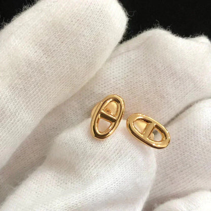 [Sophire Jewelry ]CHAINE SMALL EARRINGS GOLD AND SILVER
