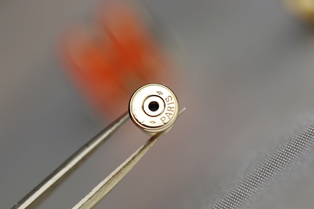 [Sophire Jewelry ]MINI POP H EARRINGS ORANGE