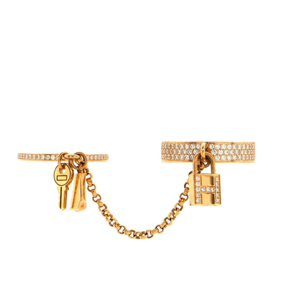 [Sophire Jewelry ]HM KELLY CLOCHETTE DOUBLE RING IN  WITH DIAMONDS