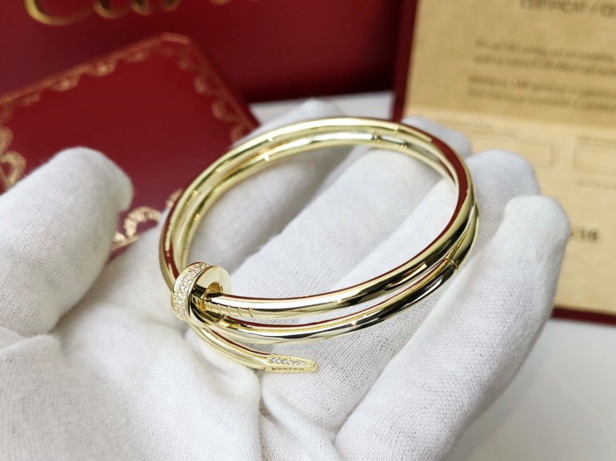 [Sophire Jewelry ]JUSTE BRACELET 3.5MM DOUBLE ROW DIAMOND