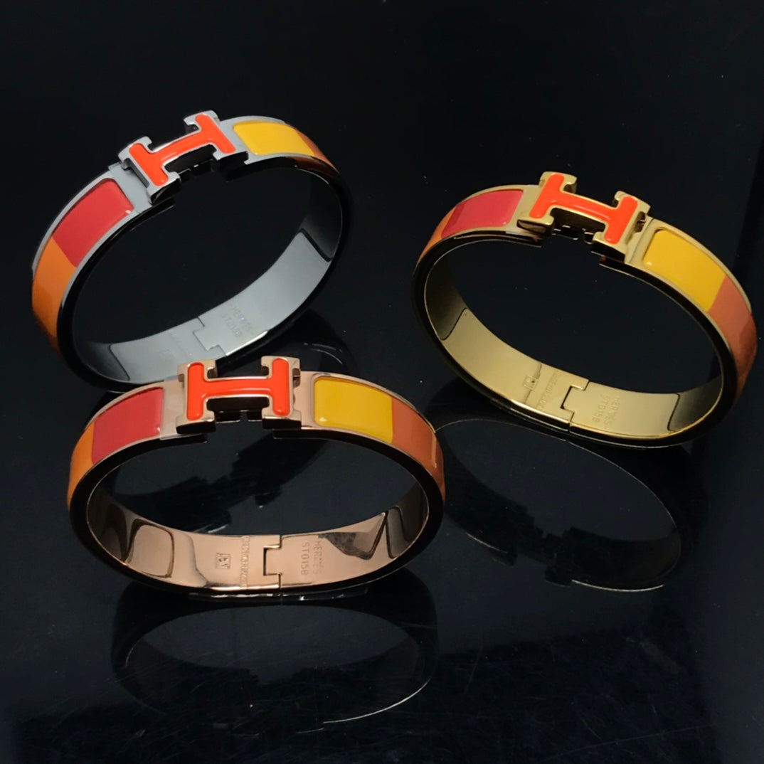 [Sophire Jewelry ]H BRACELET ORANGE RAINBOW CERAMIC