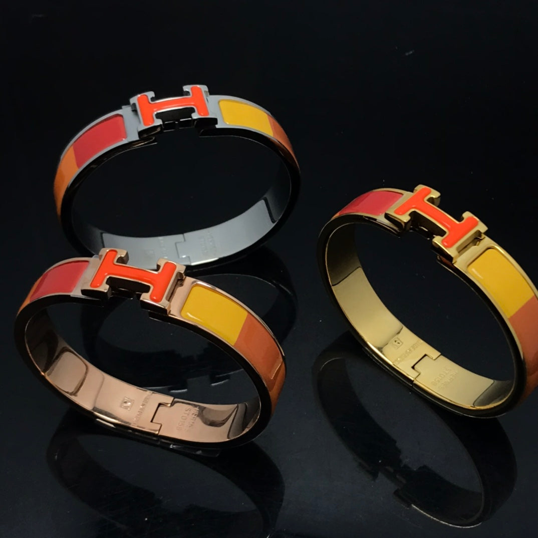 [Sophire Jewelry ]H BRACELET ORANGE RAINBOW CERAMIC