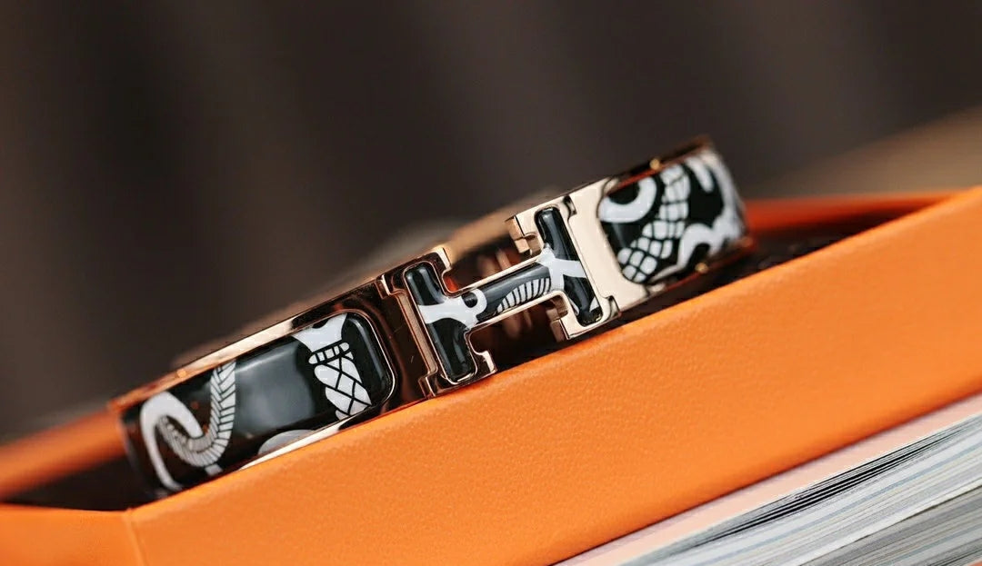 [Sophire Jewelry ]H TARTAN BRACELET 12MM