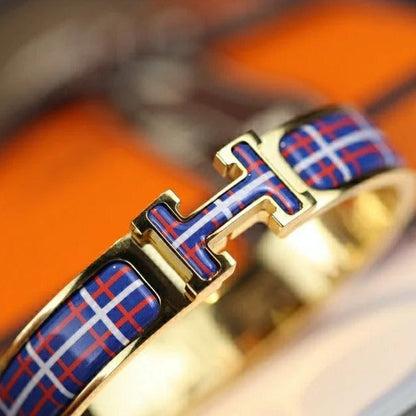 [Sophire Jewelry ]H TARTAN BRACELET 12MM