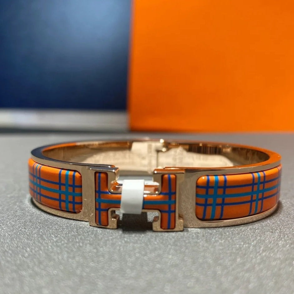 [Sophire Jewelry ]H TARTAN BRACELET 12MM