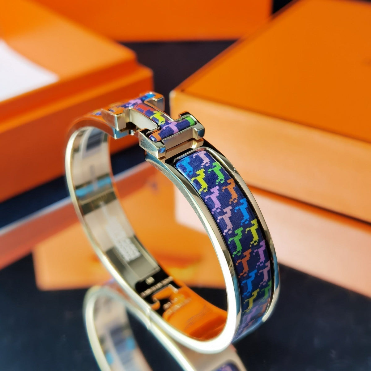 [Sophire Jewelry ]H HORSE BRACELET 12MM