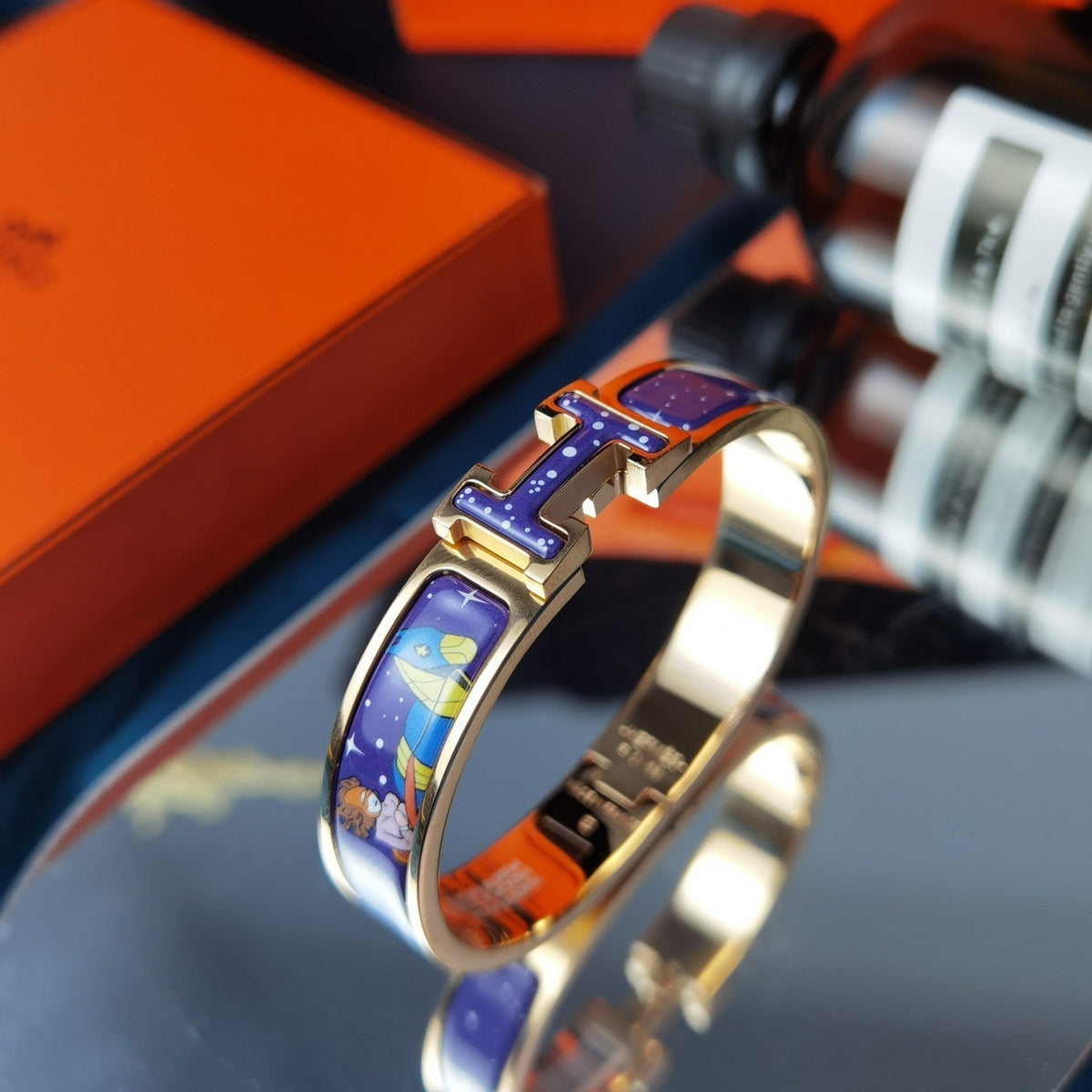 [Sophire Jewelry ]H STAR AND MOON BRACELET 12MM