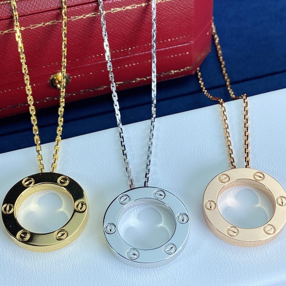 [Sophire Jewelry ]LOVE NECKLACE 16MM