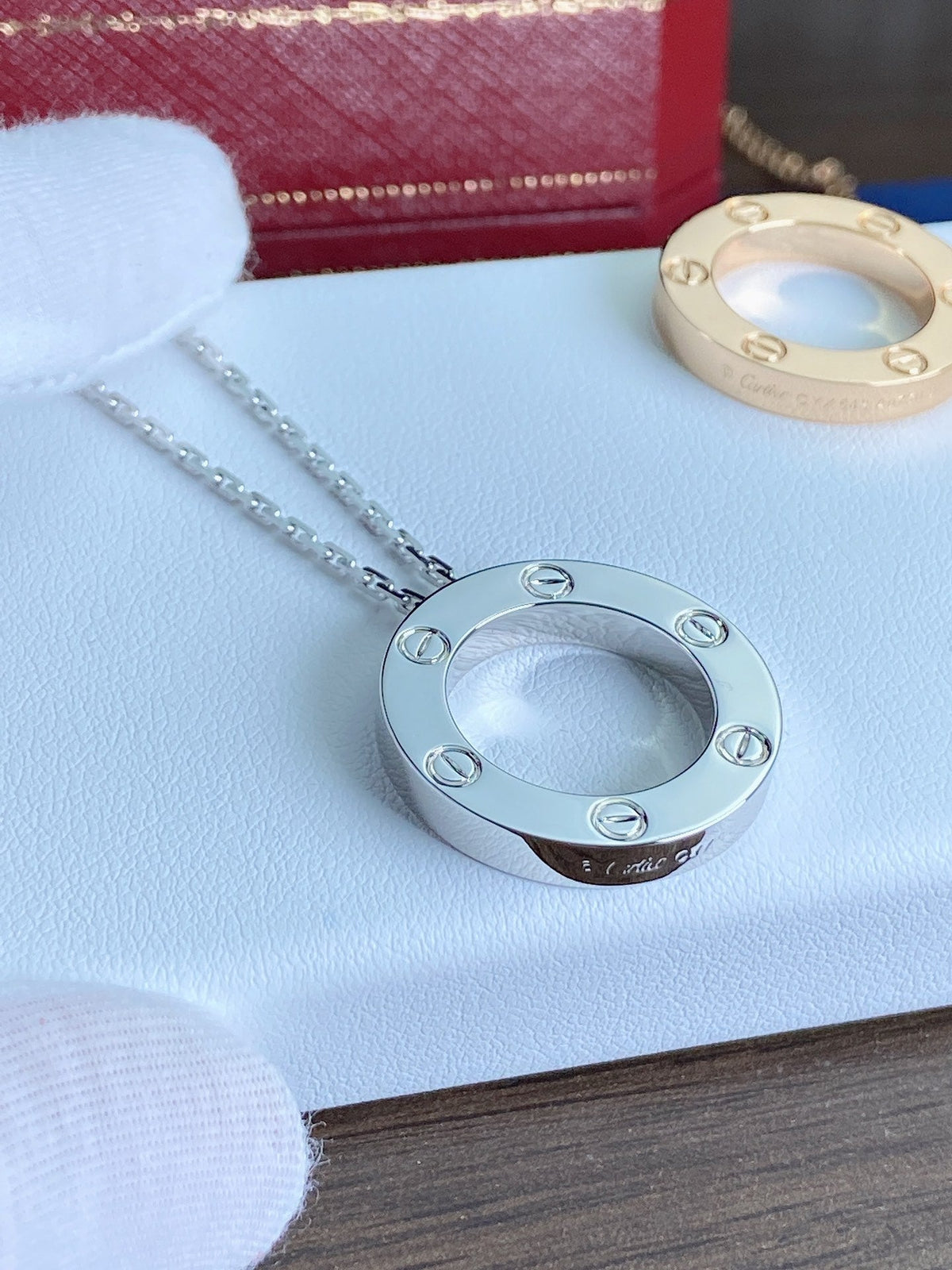 [Sophire Jewelry ]LOVE NECKLACE 16MM