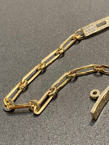 [Sophire Jewelry ]CHAINE BRACELET SMALL MODEL DIAMOND