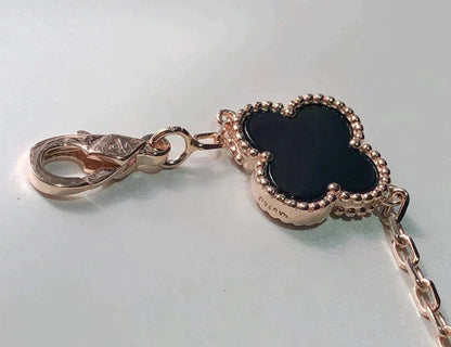 [Sophire Jewelry ]CLOVER 5 MOTIFS MULTICOLOR BRACELET