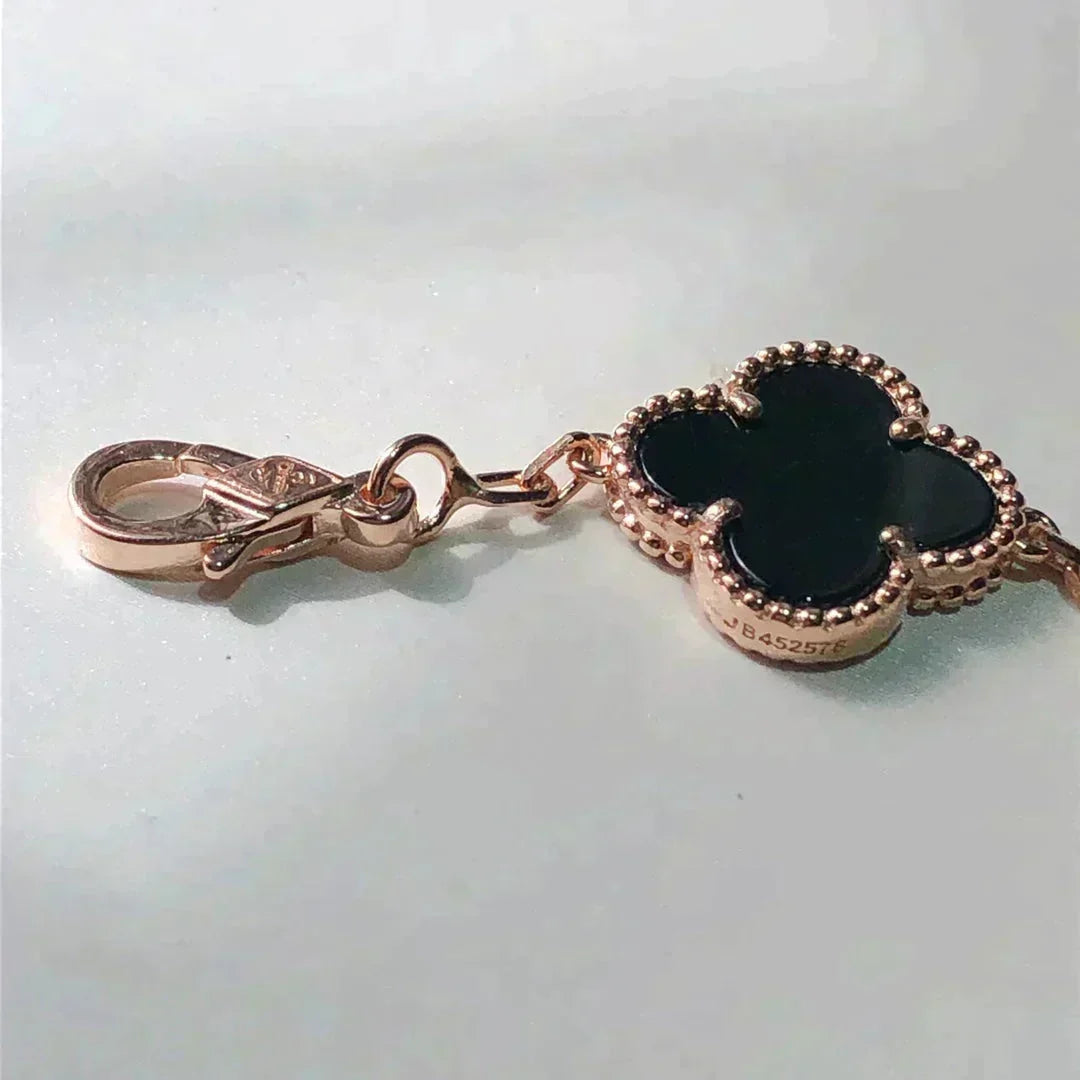 [Sophire Jewelry ]CLOVER 5 MOTIFS MULTICOLOR BRACELET