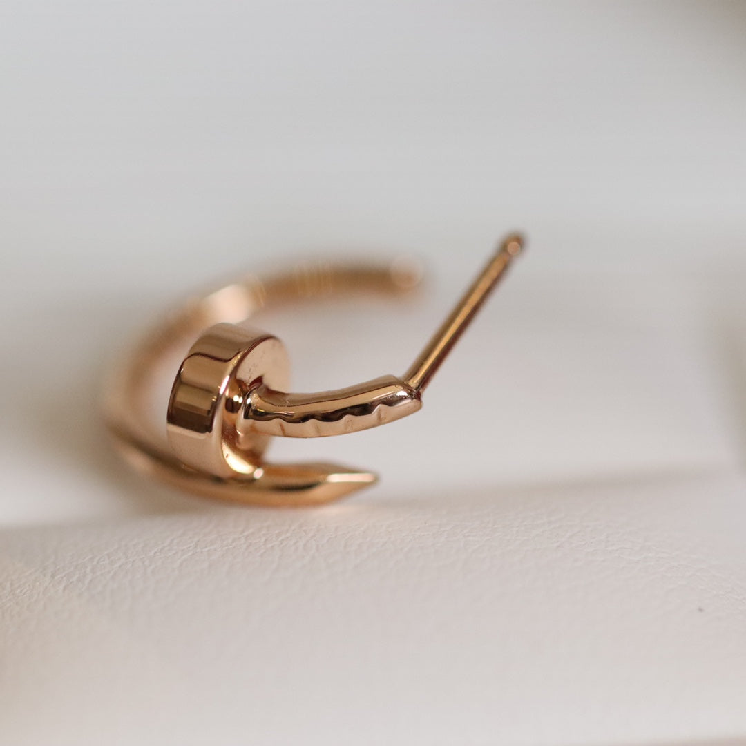 [Sophire Jewelry ]JUSTE EARRINGS PINK GOLD