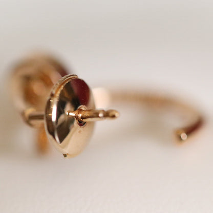 [Sophire Jewelry ]JUSTE EARRINGS PINK GOLD