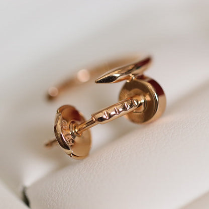 [Sophire Jewelry ]JUSTE EARRINGS PINK GOLD
