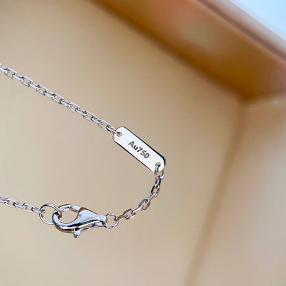 [Sophire Jewelry ]CLOVER DIAMOND NECKLACE SILVER
