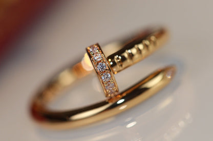 [Sophire Jewelry ]JUSTE RING 2.65MM GOLD DIAMOND