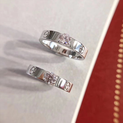 [Sophire Jewelry ]LOVE RING 3.6MM 1 BIG DIAMOND