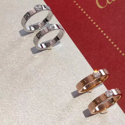 [Sophire Jewelry ]LOVE RING 3.6MM 1 BIG DIAMOND