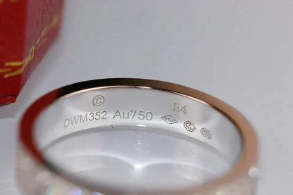 [Sophire Jewelry ]LOVE RING 3.6MM DIAMOND PAVED