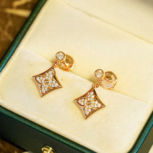 [Sophire Jewelry ]STAR DIAMONDS EARRINGS GOLD